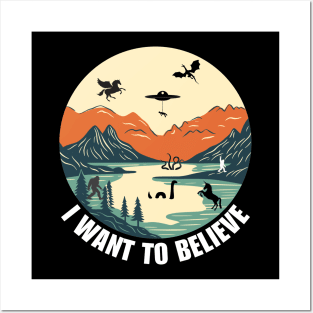 I Want To Believe Posters and Art